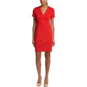 3/30$ T Tahari red midi dress size L
